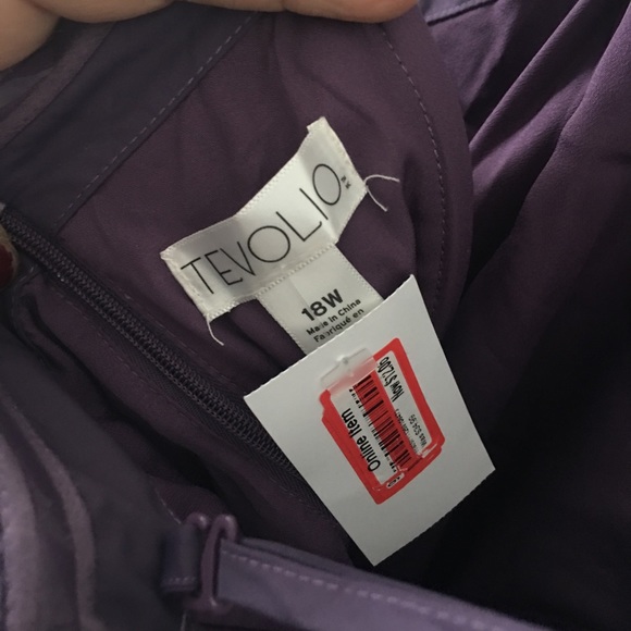 Tevolio Plum Sweetheart Dress - Picture 3 of 4